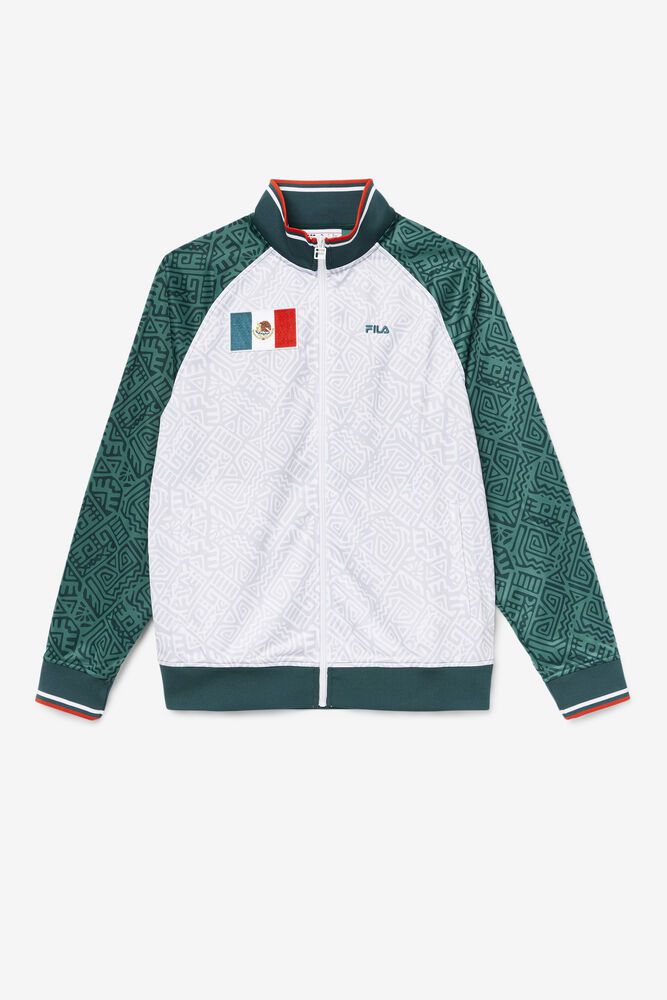 Fila Jacket Mens White - Mexico Track - Philippines 5719638-OB